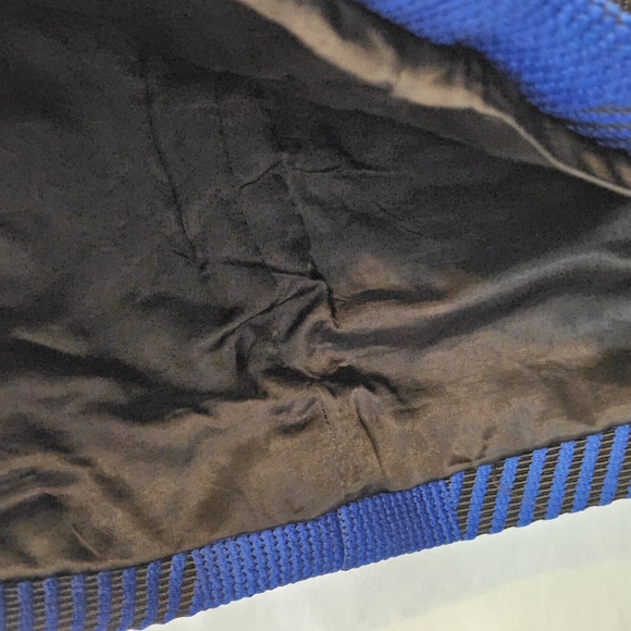 Rag & Bone Cybil Blue & Black Wool Blend Mini Sz 2 - Picture 13 of 14